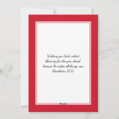 Cartes Pour Fêtes Annuelles DRAPEAU ANTIGUA | Pudding de Noël | Festive (Dos)