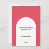 Cartes Pour Fêtes Annuelles Drapeau Aquarelle moderne Pastel (Dos)