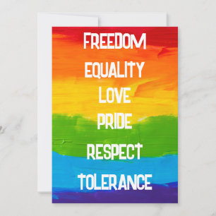 Cartes Pour Fêtes Annuelles Drapeau arc-en-ciel gay lesbienne LGBT