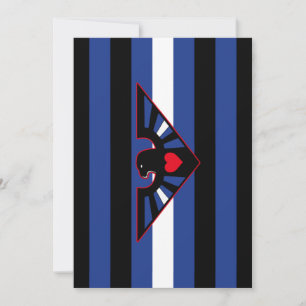 Cartes Pour Fêtes Annuelles Drapeau de fierté d'aigle en cuir
