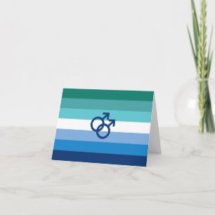 Cartes Pour Fêtes Annuelles Drapeau de fierté gay MLM
