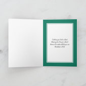 Cartes Pour Fêtes Annuelles DRAPEAU DE GRENADA | Pudding de Noël | Festive (Intérieur)