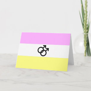Cartes Pour Fêtes Annuelles Drapeau de la fierté de Twink