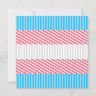 Cartes Pour Fêtes Annuelles Drapeau de la fierté transgenre Abstraite de la ba