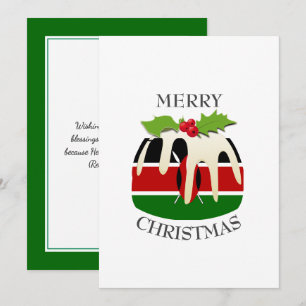 Cartes Pour Fêtes Annuelles DRAPEAU KENYA  Christmas Pudding  Festif