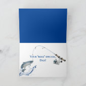 Cartes Pour Fêtes Annuelles Drapeau Poteaux de pêche pour papa (Intérieur)