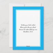 Cartes Pour Fêtes Annuelles DRAPEAUX MONDIAUX | Pudding de Noël | Festif (Dos)