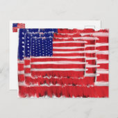 Cartes Pour Fêtes Annuelles Drapeaux peints d'art populaire (Devant / Derrière)