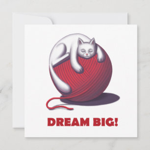 Cartes Pour Fêtes Annuelles Dream Big