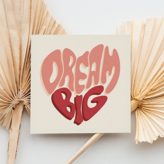 Cartes Pour Fêtes Annuelles Dream Big : Un message significatif pour le succès