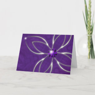 Cartes Pour Fêtes Annuelles Dream in Amethyst Christmas Card