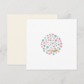 Cartes Pour Fêtes Annuelles 'DreamyPastels' (Devant / Derrière)