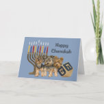 Cartes Pour Fêtes Annuelles Dreidel<br><div class="desc">Remembering family and friends during the Chanukah season is a wonderful way to keep in touch with the people you love and care about. J'ai fait un created these dog Chanukah cards with love and care and I am sure anyone who loves dogs will be delighted to receive them. You...</div>