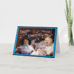 Cartes Pour Fêtes Annuelles Dreidel Dreidel Dreidel<br><div class="desc">The first night of Chanukah is December 11th. This fun and customizable design is available on tee's,  bags,  cards and more. Great gifts for those eight crazy nights.</div>