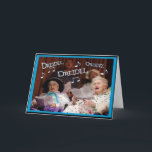 Cartes Pour Fêtes Annuelles Dreidel Dreidel Dreidel<br><div class="desc">The first night of Chanukah is December 11th. This fun and customizable design is available on tee's,  bags,  cards and more. Great gifts for those eight crazy nights.</div>