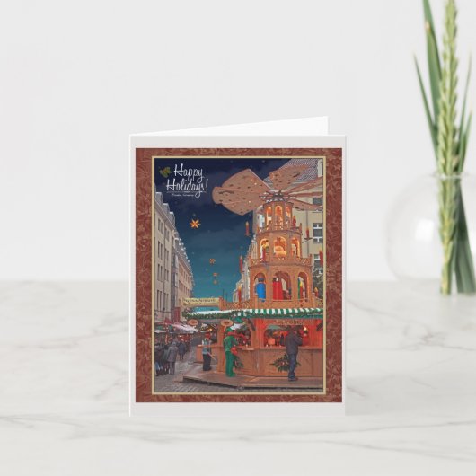 Cartes Pour Fêtes Annuelles Dresde (Devant)