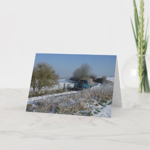 Cartes Pour Fêtes Annuelles Drive d'hiver