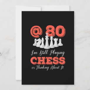 Cartes Pour Fêtes Annuelles Drôle 80e anniversaire Cadeau - 80 ans Queen d'éch