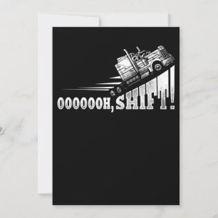 Cartes Pour Fêtes Annuelles Drôle Conducteur de camion Trucker cadeau