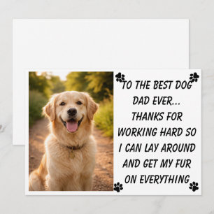Cartes Pour Fêtes Annuelles Drôle de papa d'animal pour la fête des pères Ch