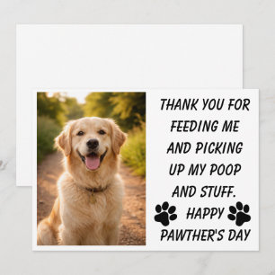 Cartes Pour Fêtes Annuelles Drôle de papa d'animal pour la fête des pères Ch
