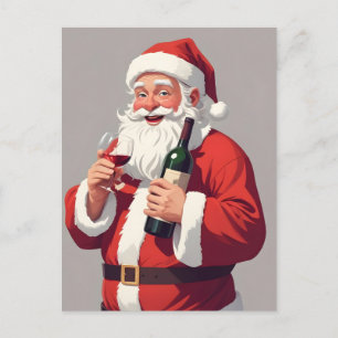 Cartes Pour Fêtes Annuelles Drôle Drunk Père Noël