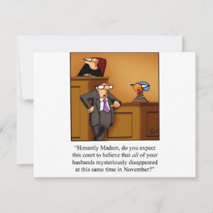 Cartes Pour Fêtes Annuelles Drôle essai en Turquie de Thanksgiving !