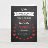 Cartes Pour Fêtes Annuelles Drôle et unique population Saint Valentin (Devant)