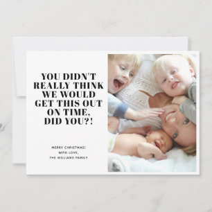 Cartes Pour Fêtes Annuelles Drôle fin Joyeux Noël Photo