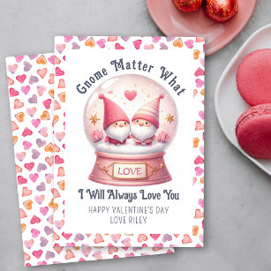 Cartes Pour Fêtes Annuelles Drôle Gnome Matter Quelle Mignonne Saint-Valentin