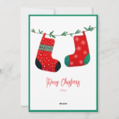 Cartes Pour Fêtes Annuelles Drôle Jeu de Noël Secret Père Noël Questionnaire (Dos)