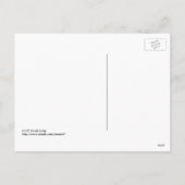 Cartes Pour Fêtes Annuelles Drôle Lapin de Pâques tordu © Sandy Long (Dos)