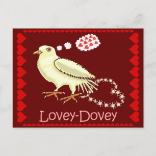 Cartes Pour Fêtes Annuelles Drôle Lovey-Dovey Valentine's Day Dove
