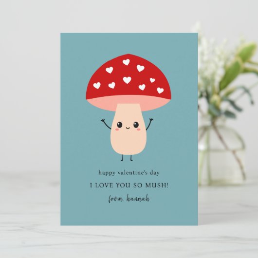 Cartes Pour Fêtes Annuelles Drôle mignon Je T'Aime Si Putain Happy Valentine's (Debout devant)