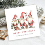 Cartes Pour Fêtes Annuelles Drôle mignon Père Noël Gnomes Christmas Corporate<br><div class="desc">Surprenez et apportez la joie à vos proches et rendez la fête inoubliable. Pour plus de personnalisation,  cliquez sur le lien "customiser plus" et utilisez notre outil de conception pour modifier ce modèle.</div>