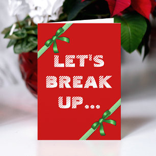 Cartes Pour Fêtes Annuelles Drôle Noël pain d'épices biscuit plaisanterie