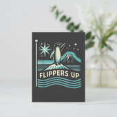 Cartes Pour Fêtes Annuelles Drôle Penguin Résiste À La Manifestation Contre Le (Debout devant)