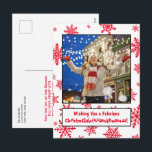 Cartes Pour Fêtes Annuelles Drôle Politiquement Correct Tout Compris Saisonnie<br><div class="desc">Cette carte de vœux fantaisiste couvrira tous les cas de figure ! La légende se lit : Je vous souhaite un ChristmaSolsticHanukKwanzaa fabuleux ! - fusionnant Noël, Solstice, Hanouka et Kwanzaa en un mot délicieusement fantaisiste. Il y a un espace pour télécharger une photo sur un fond fantaisiste avec des...</div>