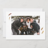 Cartes Pour Fêtes Annuelles Drôle Poulet photo de Noël (Dos)