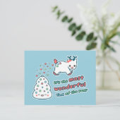 Cartes Pour Fêtes Annuelles Drôle Reindeer (Debout devant)