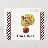 Cartes Pour Fêtes Annuelles Drôle Thanksgiving (Devant / Derrière)