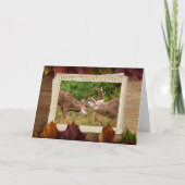 Cartes Pour Fêtes Annuelles Drôle Thanksgiving (Devant)