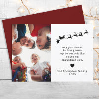 Drôle Typographie Vintage Une photo Rouge Noël