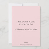 Cartes Pour Fêtes Annuelles Drôle Valentine De Chat (Dos)