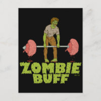 Drôle Zombie Buff Poids Lifter