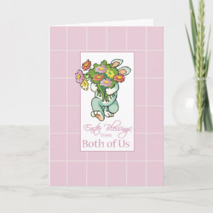Cartes Pour Fêtes Annuelles Du Bouquet des Bénédictions de Pâques de nous deux