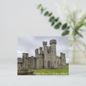 Cartes Pour Fêtes Annuelles Duckett's Grove Mansion ruines, Co. Carlow, Irland (Debout devant)