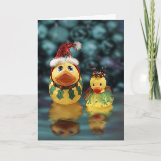 Cartes Pour Fêtes Annuelles Duckies frais (Devant)