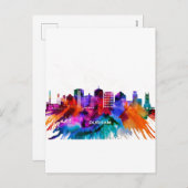 Cartes Pour Fêtes Annuelles Durham Skyline (Devant / Derrière)