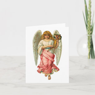 Cartes Pour Fêtes Annuelles Easter Angel With Beautiful Wings